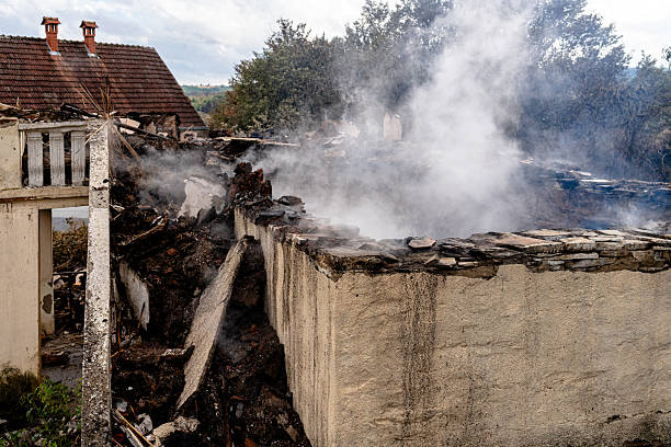 Professional Fire Damage Removal technician working in Roanoke, VA